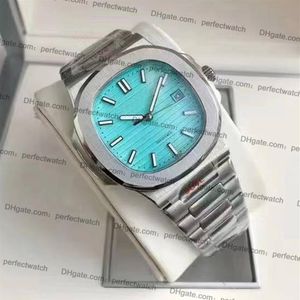 Montre Homme Bleu Ciel PP Mouvement Mécanique Automatique Saphir Cristal Dos Transparent En Acier Inoxydable 316L Nouveaux Styles Mâle Braceletwa257F