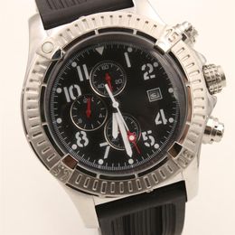 Reloj para hombre Super Avenger II 1884 Movimiento de cuarzo Cronógrafo Correa de caucho masculina Relojes para hombres A133711 Reloj de pulsera Relogio masculino231o