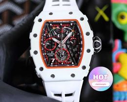 HETS Watch Super Mechanical Wrist Watches RM50-03 Advanced Mens Red Devil Student Trend Big Dial Black Technology Designer Amazing High Quality