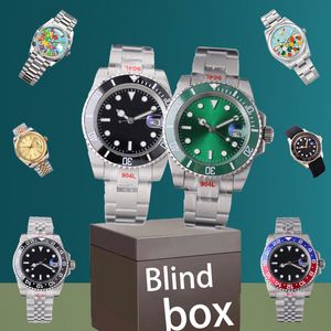 heren horloge horloge voor mannen Automatisch Mechanische mode horloges 40MM 2813 beweging Roestvrij staal Waterdicht Lichtgevende saffier montre Blind box randomisatie