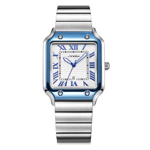 Herenhorloge Horloges van hoge kwaliteit, luxe, casual waterdicht quartz-batterij roestvrij staal 33 mm horloge