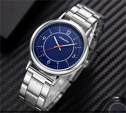 Herenhorloge horloges hoogwaardige luxe mode limited edition stalen band horloge glow-in-the-dark rode naald horloge