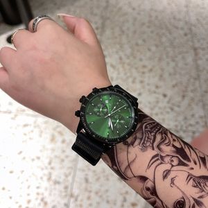 Reloj para hombre, mujer, reloj de diseñador, hombre, reloj de cuarzo, relojes lunares, velocidad, seis manos, sincronización, cristal reforzado mineral, marca, cronógrafo, correa de goma, reloj de lujo21