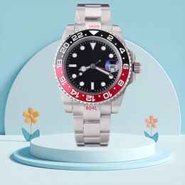Herenhorloges 40 mm AAA Automatisch mechanisch uurwerk Premium roestvrij staal Blauwe horloges Leven Waterdicht Modieus polshorloge Cadeauhorloges Hoge kwaliteit