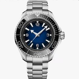 Montres pour hommes 45,5 mm Céramique Céramique Ultra Deep No Date Flod Clasp Automatic Mechanical Designer Mega Watches Orologi Di Lusso Luxury Master