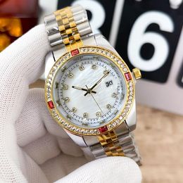 Montres pour hommes Date automatique Femmes Couple de quartz en acier inoxydable Sport Chronograph Watch for Men Clock