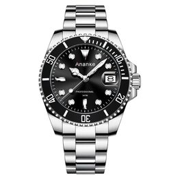 Herenhorloges Automatisch mechanisch keramiek horloges 42 mm vol roestvrijstalen zwempolshulden Sapphire Super Luminous Watch N3