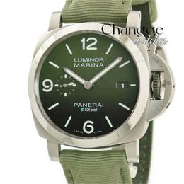 Mens horloges automatische beweging roestvrijstalen stalen armband polshorloges peneri lumiinor mariinna verde Smeraldo verde Smeraldo