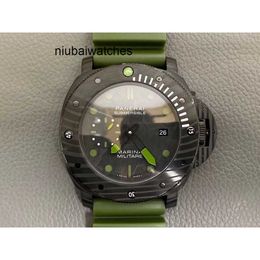 HENS Watches Designer Fashion For Mechanical Swiss Mouvement automatique Sapphire Miroir 47 mm Watch Rubber Watch Band Italie Sport 6MJE Wristwatch