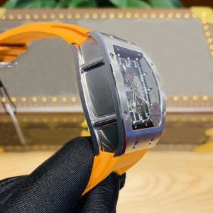 Montres pour hommes Designer Richrd 6Types bracelet en caoutchouc de luxe rm010 automatique à remontage automatique lisse seconde main lumineuse X2IMT