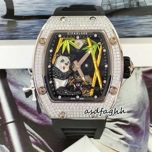 Montres pour hommes montres montres de poigne de haute qualité baril de vin RM26 mécanique automatique chronographe Swiss Hollow Movement 5JM4