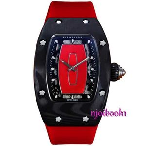 Montres de montres pour hommes montres de haute qualité Montre-bracelets Barrel RM007 mécanique automatique Swiss Hollow Movement Chronograph x40r