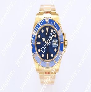 Herenhorloges EW 3235 Automatische mechanische bewegingsdiameter 41 mm Ceramische saffier Crystal Bezel Ice Blue Luminous Luxury Watch2743780