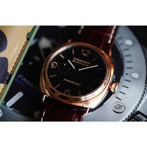 Heren horloges voor mannen Mechanische automatische beweging Sapphire Mirror 44mm Cowhide Waterdichte polshorloge polshorloges