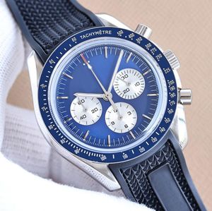 Montres pour hommes Fond Chronograph Funtions Stop Second VK Quarz Movement Hands Luxury Watch Sport Master Montres Oroiogio Montre de Lu8880231