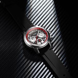 Herenhorloges Hoge kwaliteit multifunctioneel klein drie-pins limited edition met kalenderkwarts 41 mm horloge