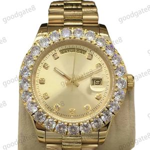 Herenhorloges Hoge kwaliteit 43 mm Relojes Diamond Designer Horloges Waterdicht roestvrij staal Mechanische beweging Montre Luxe automatisch horloge Women Saffier XB024