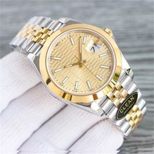 Montres pour hommes montres de créateurs de luxe montres hommes montre automatique taille 41MM bracelet en acier inoxydable montre en verre saphir étanche très beau cadeau
