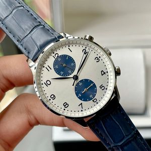 Herenhorloges Mechanisch uurwerk Horloge Lederen roestvrijstalen band Ontwerp Meerdere kleuren Sportwijzer Zakelijke polshorloges