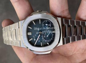 Mens horloges Men Automatic Blue Dial Sport Watch Sapphire Crystal 40mm polshorloges