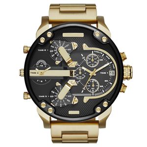 Montres pour hommes Quartz Sports Militaire DZ Montre Plusieurs Styles Bracelet En Cuir En Acier Inoxydable DZ7333 DZ7313 DZ7314 DZ7315