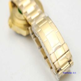 Montres pour hommes Rolx 116713 boîtier en or bracelet Glidelock céramique saphir cristal aiguilles noires calendrier 40mm253m XFD5D