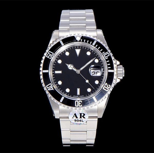 Relojes para hombre Rolx Factory Bisel de aleación giratorio Automático Cal.3135 Hombres 16610 904L Relojes de pulsera de acero X