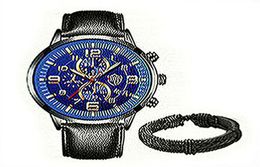 Montres pour hommes en acier inoxydable en cuir montre-Bracelet à Quartz homme montre d'affaires calendrier Date lumineux mâle Bracelet décontracté horloge B113