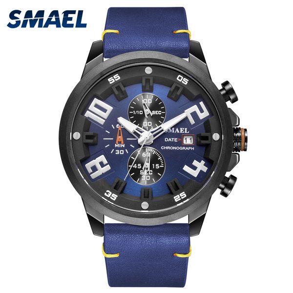 Montres pour hommes Top marque de luxe montre à Quartz japon Movt montre à Quartz en acier inoxydable horloge arrière 9080 montre-bracelet pour hommes étanche