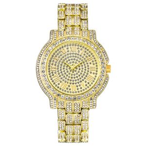 Mens kijkt naar top dames jurk horloge strass keramisch kristal kwarts horloges vrouw man klok 2018 relogio masculino 1968