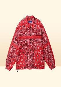 Vêtements pour hommes Hip Hop Bandana Paisley motif Bomber vestes coupe-vent Harajuku Streetwear 2020 automne manteaux décontractés hauts vêtements LJ6076618