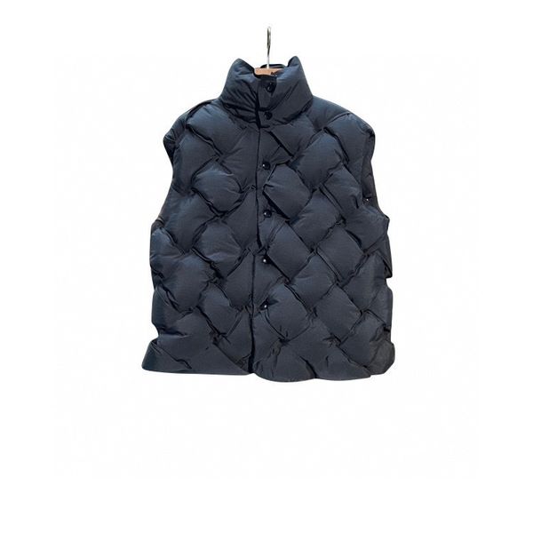 Hommes tissage gilet vers le bas Parkas mode dernier homme luxe Bomber veste vert rejoindre boutons manteaux Stylsh vêtements d'extérieur