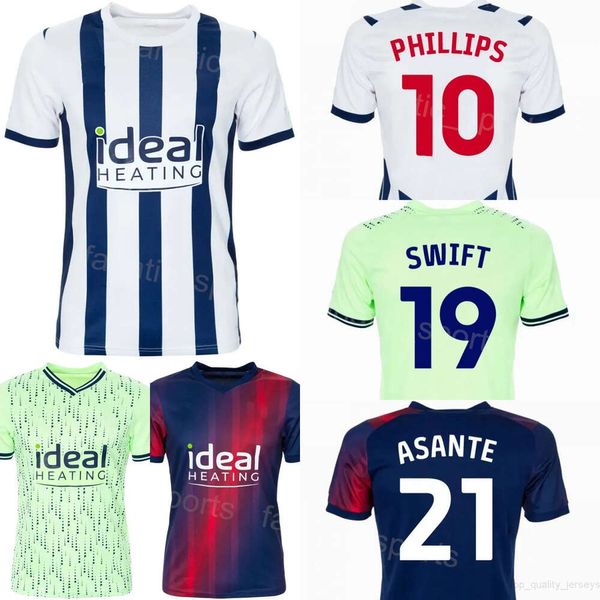 Mens West Bromwich 27 MOWATT Soccer Jerseys Albion 17 SARMIENTO 6 AJAYI 5 BARTLEY 19 SWIFT 10 PHILLIPS 21 THOMAS-ASANTE FURLONG WALLACE KIPRE Football Shirt Club 23 24