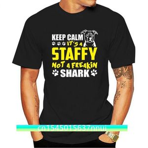 Tazas de perro blanco para hombre Staffordshire Bull Terrier camiseta 220702