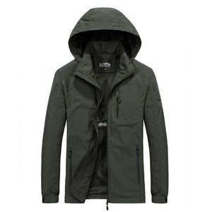 Heren Windscheper Jackets Waterdicht voorruitjack MANNEN MILITAIRE HUDE ADVOERWERDENDE WINDBREIDS CASUAL COUN