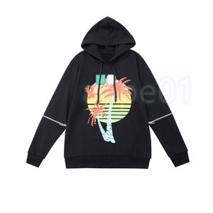 Heren Winter Zwart Sweatshirt Paren Casual losse Hooded Hoodie Dames Mouwen Afdeling Hoodies Asian Size S-XL