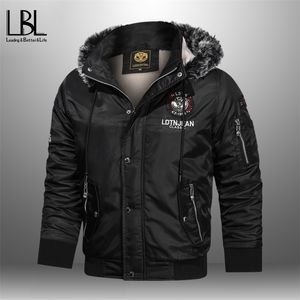 Hommes Hiver Polaire Veste Manteau Homme Casual Zipper Outwear Épais Chaud Bomber Vestes Mâle Tactique Streetwear Cordon Manteaux 211126