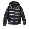 Doudoune d'hiver pour hommes Doudounes de designer pour hommes noir épais coupe-vent chaud manteau parka à capuche étiquette NFC scan S / M / L / 2XL / 3XL manteau de mode avec poche à chaîne
