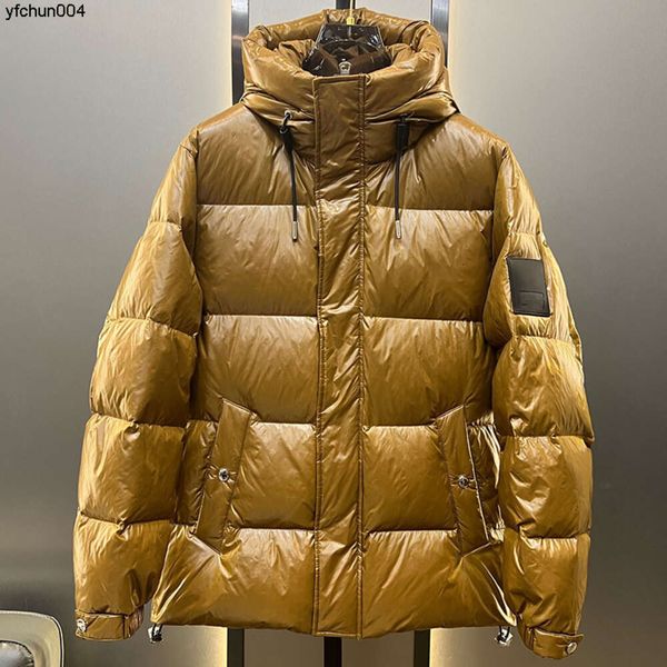 Chaquetas acolchadas de invierno para hombre Abrigo de plumón Moda para mujer Chaqueta celular brillante Parejas Parka Traje de plumas cálido al aire libre Outwear Abrigos multicolores Tamaño 5dxp