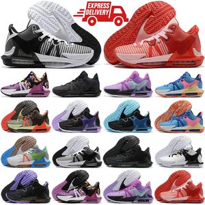 Hommes témoin 7 vii se chaussures de basket-ball blanc rouge noir Volt cramoisi violet jaune or bleu marron baskets avec boîte