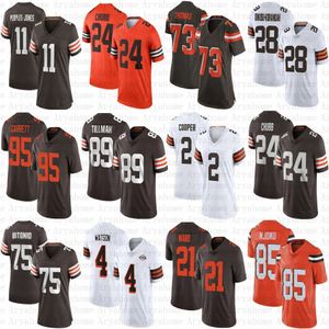 89 Maillots de football Cedric Tillman Nick Chubb Deshaun Watson Amari Cooper Myles Garrett Owusu-Koramoah Denzel Ward Elijah Moore Joe Thomas Joel Bitonio Wyatt Teller