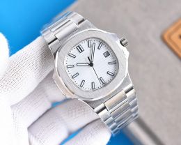 Heren dames 5711 horloge Hoge kwaliteit luxe automatische machines beweging horloges roestvrij staal waterdichte saffier horloges mode heren horloge datum