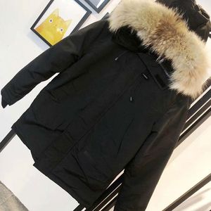 Heren Dames Designer Down Coat 2022 Winter Men Puffer Jacket Outerwear met badge Dikke Warm Warly Weer Coats Fur Parkas XS-XXL