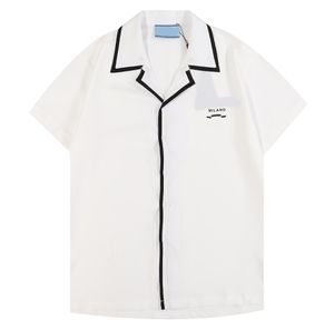 Hombres Mujeres Diseñador Camisas de manga corta 2022 Cartas de verano Imprimir Polo Camisa Hip Hop Hombres Mujeres Camisetas clásicas Camisetas transpirables Tops Blanco Negro