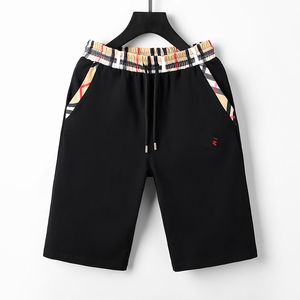 Pantalones cortos para hombre diseñador de moda casual 100% algodón de lujo clásico a cuadros antiarrugas pantalones cortos transpirables ropa de manga