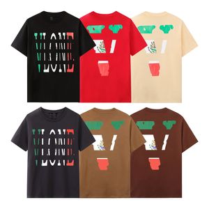 Heren Women Designers T Shirts Losse T-stukken Mode Brands Tops Man's Casual Shirt Luxurys Clothing Street Polos Shorts Sheeve kleren Summer V-31 XS-XL