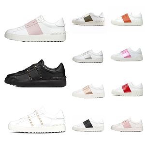 heren dames kleden casual schoenen Luxe Ontwerpers lage tops met studs spikes mode suède zwart zilver dames platte sneaker Party sneakers