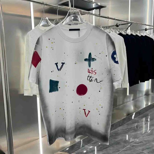 Diseñadores de bordados para hombres Camisa Fashion Men s casual camisetas para hombre ropa de diseñador de calles pantalones de manga de manga s-xxxl
