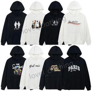 Hombres mujeres diseñador sudadera con capucha moda sudaderas con capucha camisa de manga larga tops ropa marca jerseys gráfico sudadera con capucha ocio sudadera suelta lujo Tamaño XS-L