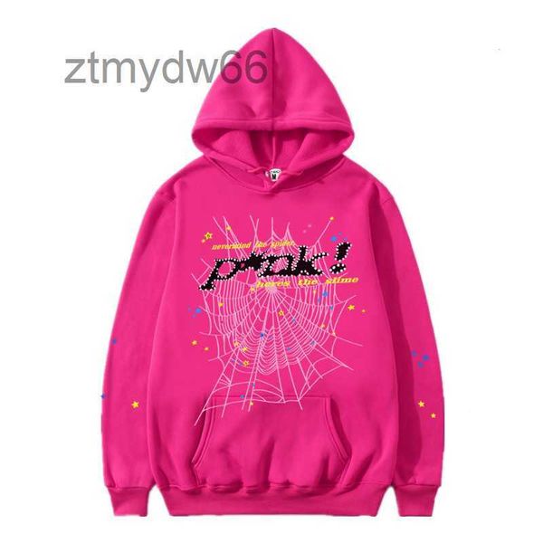 Hombres Mujeres Sudaderas con capucha Young Thug Diseñadores de alta calidad Hip Hop P * NK Web Puff Print Sp5der 555555 Sudadera con capucha Angel Spider Sudaderas Tela pesada Jersey 7oz4